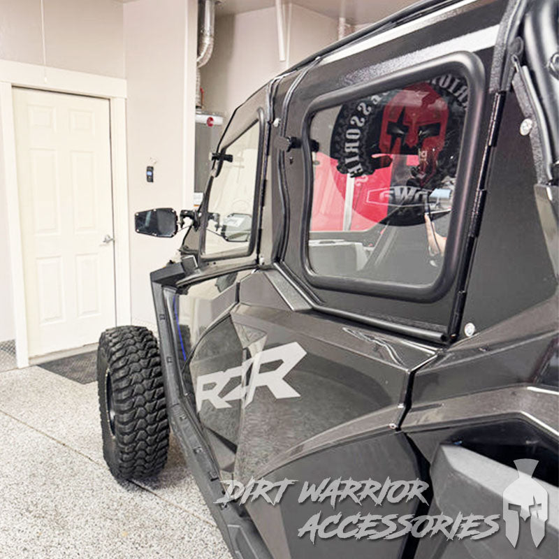 POLARIS RZR PRO XP / TURBO R 4-SEAT Cab Enclosure 2020-24 "THE VAULT" Upper Side Doors & Panels (Patent Pending)