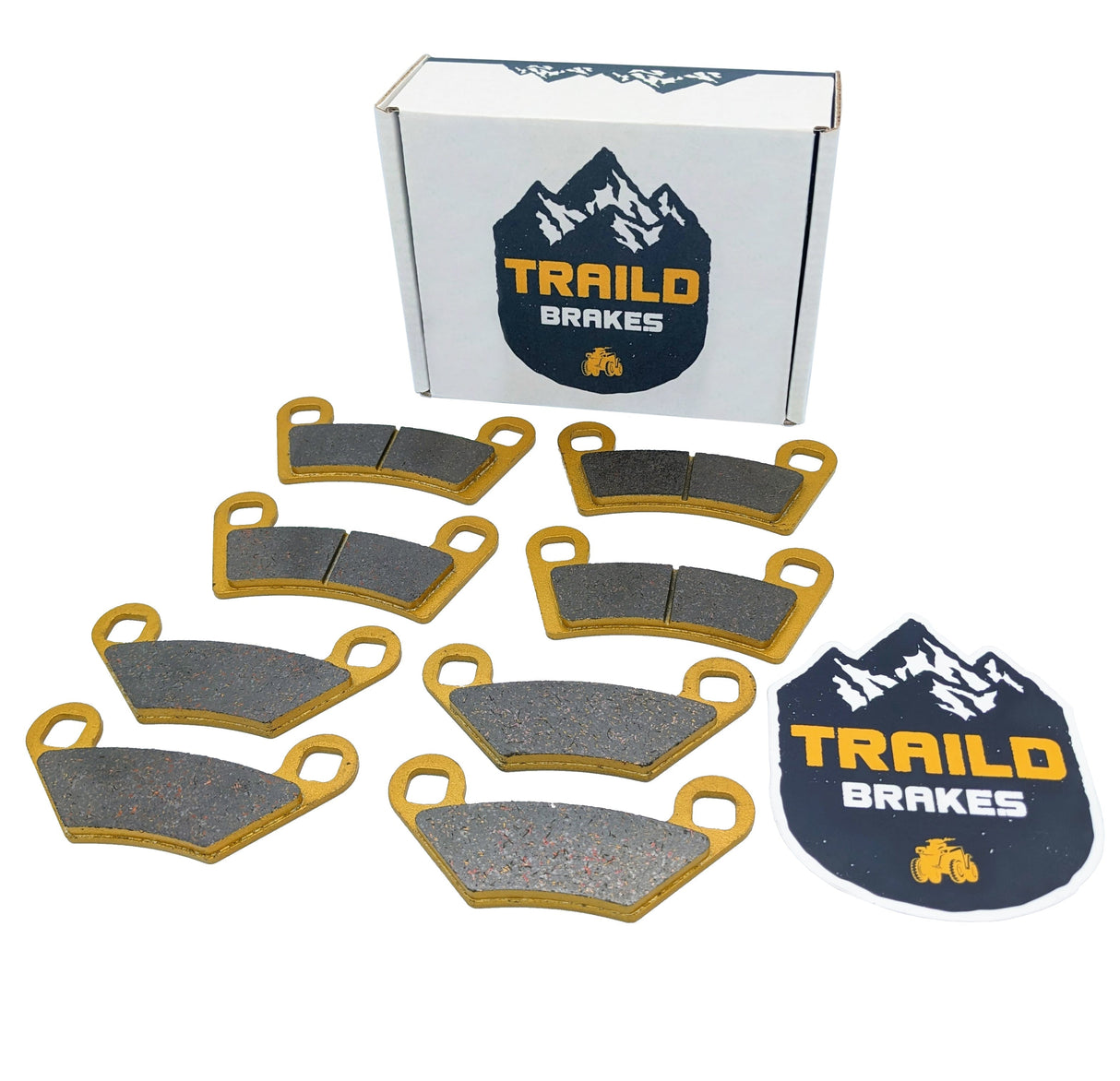 Polaris Scrambler XP 1000 S 2020-2026 Ceramic Brake Pad Set Traild