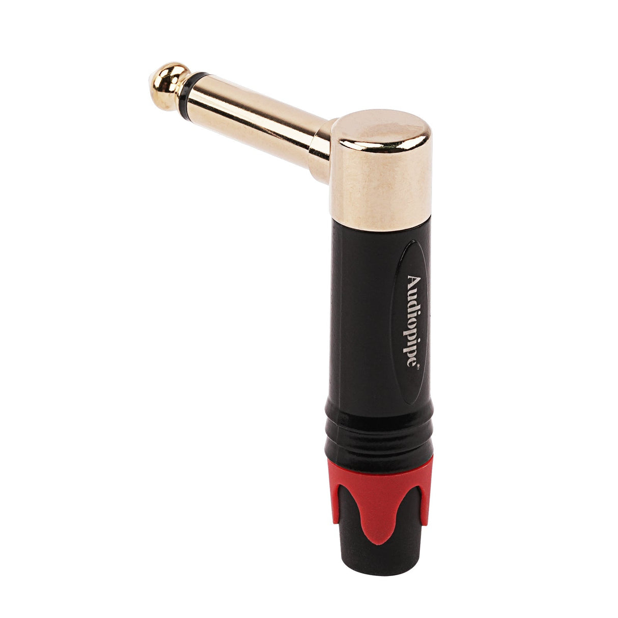6.35mm Mono Right Angle Plug (PRA-63RA-MBG) Audiopipe