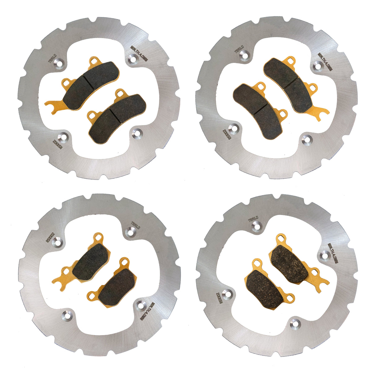 Can-Am Defender 3-Seater HD10/HD9/HD8/HD7/HD5 2016-2026 Ridge Rider Rotor and Pad Kit Traild