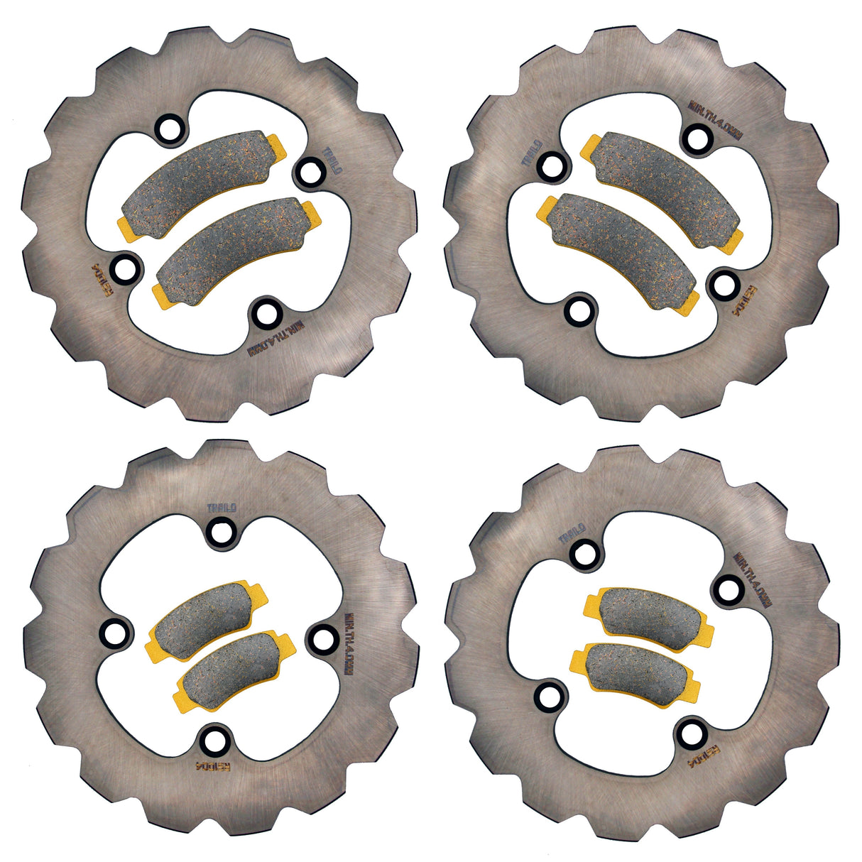 CFMoto UForce 1000/600 2019-2026 Ridge Rider Rotor and Pad Kit Traild