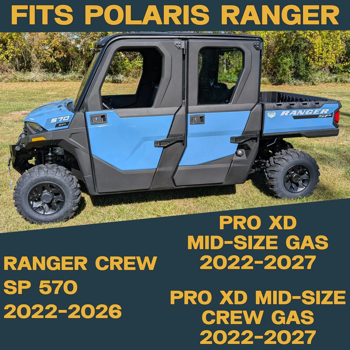 Polaris Ranger PRO XD Mid-Size/Crew SP 570 2022-2027 Ridge Rider Rotor and Pad Kit