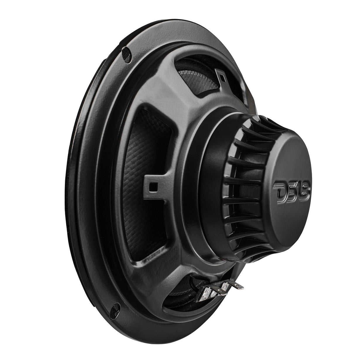 6.5” Slim Motorcycle & Motorsports Loudspeaker With Neodymium Magnet and Water Resistant Carbon Fiber Cone | 4-Ohm 150W RMS