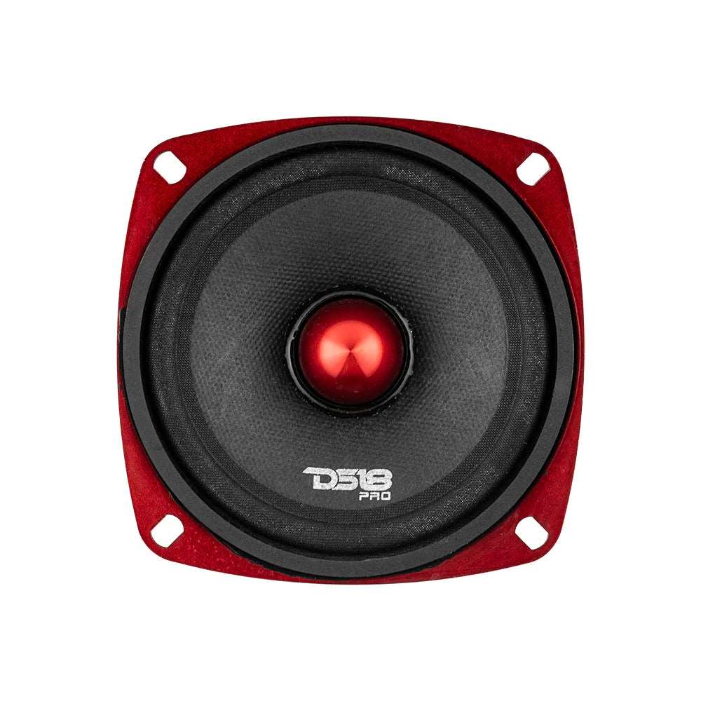 DS18 PRO-X4.4BM 4" 100W RMS Midrange Speaker (Single) DS18