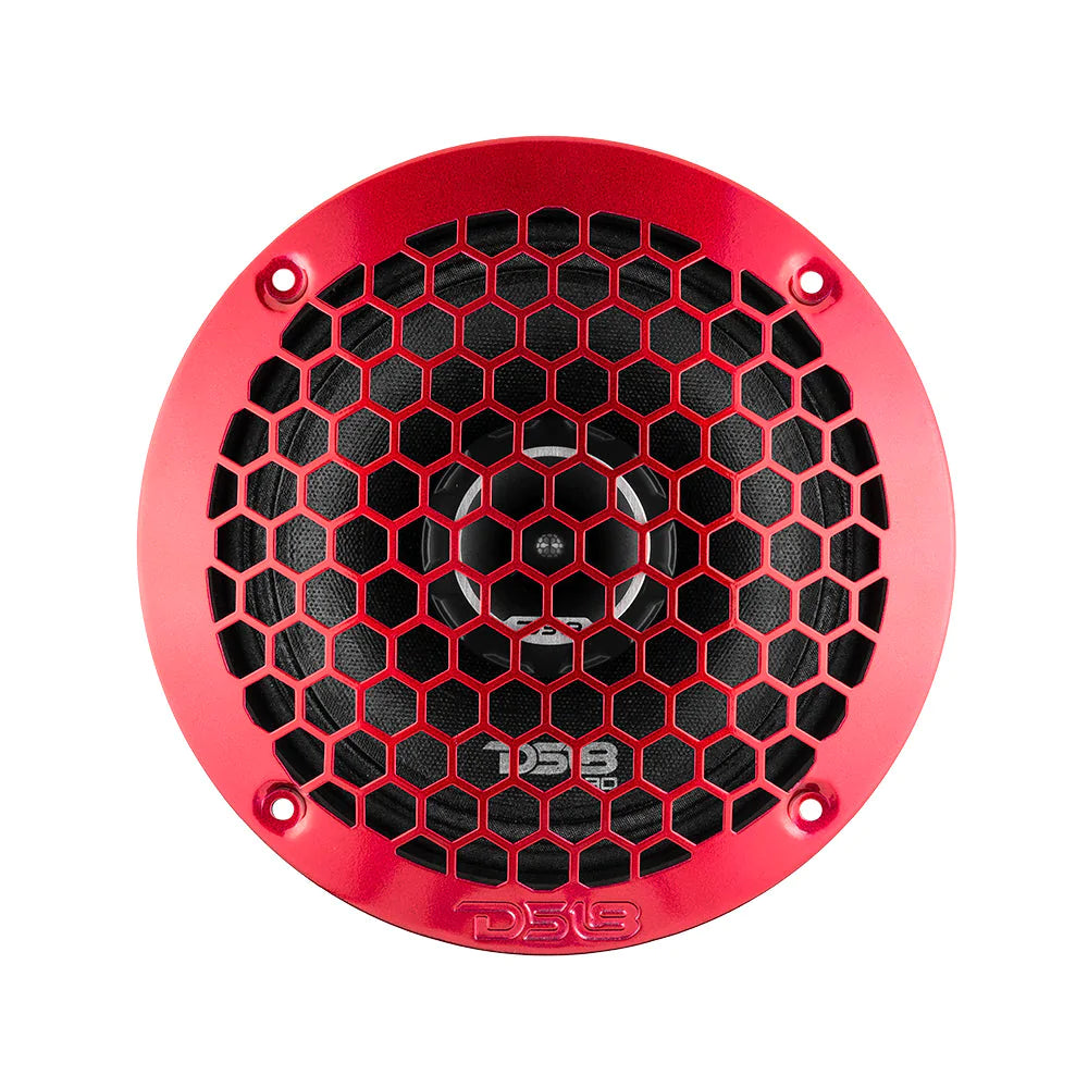 DS18 PRO-ZT6 6.5" 225W RMS Midrange Speaker w/ Built-in Bullet Tweeter 4-Ohm (Single) DS18