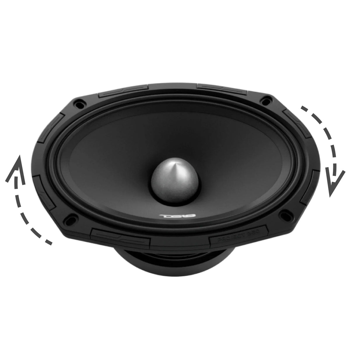 DS18 PROJECT 360 | 6"x9" 300W RMS Midrange Speaker w/ Bullet (Single) DS18