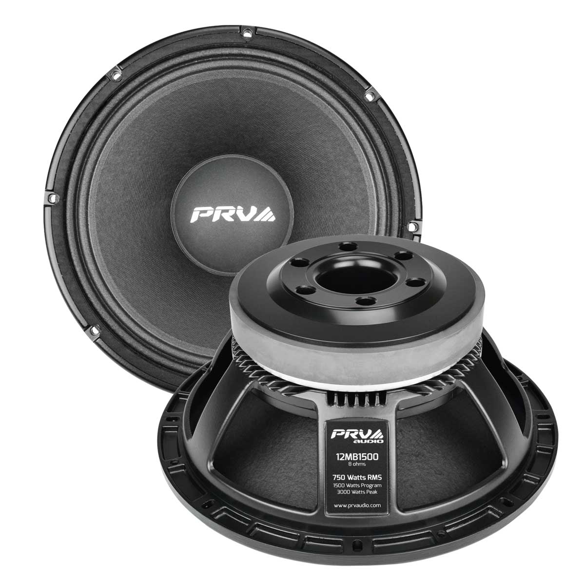 PRV AUDIO 12MB1500 12" Mid Bass 8 ohms PRV