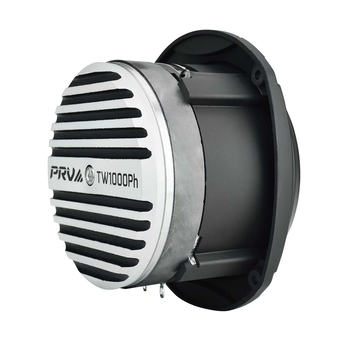 PRV AUDIO Bullet Tweeter TW1000Ph 200 Watts Program Power, Phenolic Diaphragm, 8 Ohm Super Tweeter, 100 Watts RMS PRV