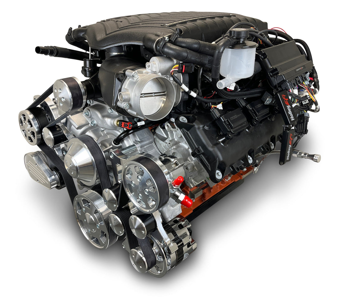Chrysler Hemi Compatible 426 c.i. Pro Series Engine - 872 Horsepower - Deluxe Dressed - Polished Pulley Kit - Supercharged