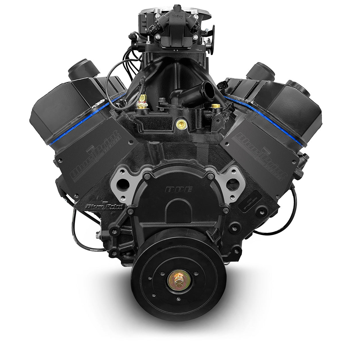 BluePrint Motorsports GM Big Block Compatible 632 c.i. Pro Series Engine - 815 Horsepower - Blackout Reaper Edition Base Dressed - Fuel Injected
