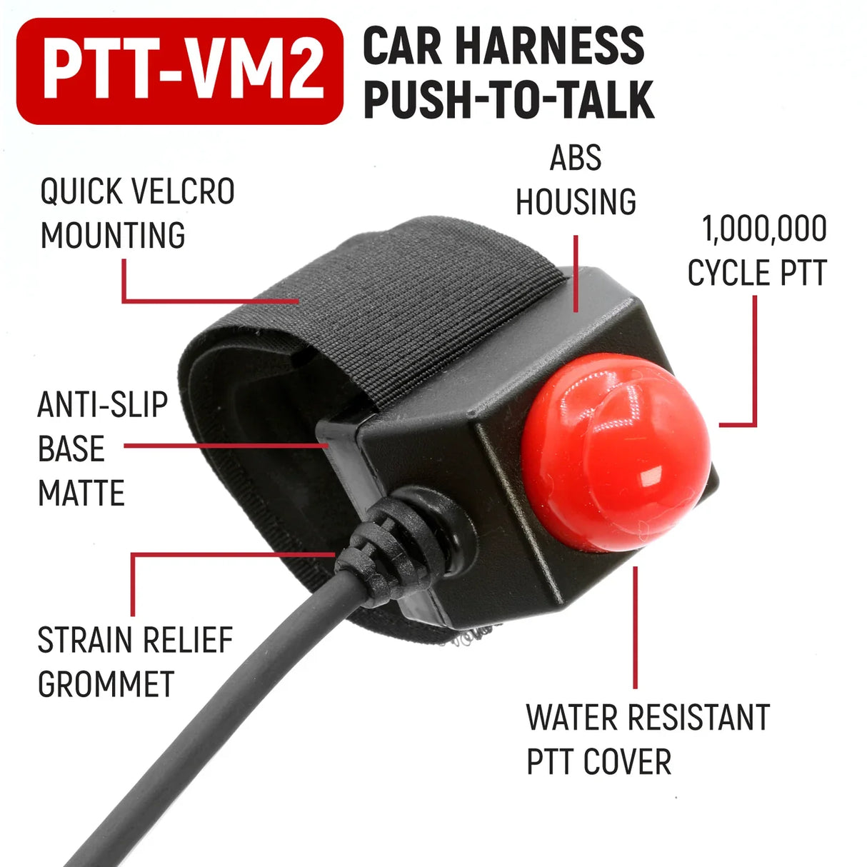 RUGGED Wired Driver and Crew Chief Racing Kit with RDH16 Radios