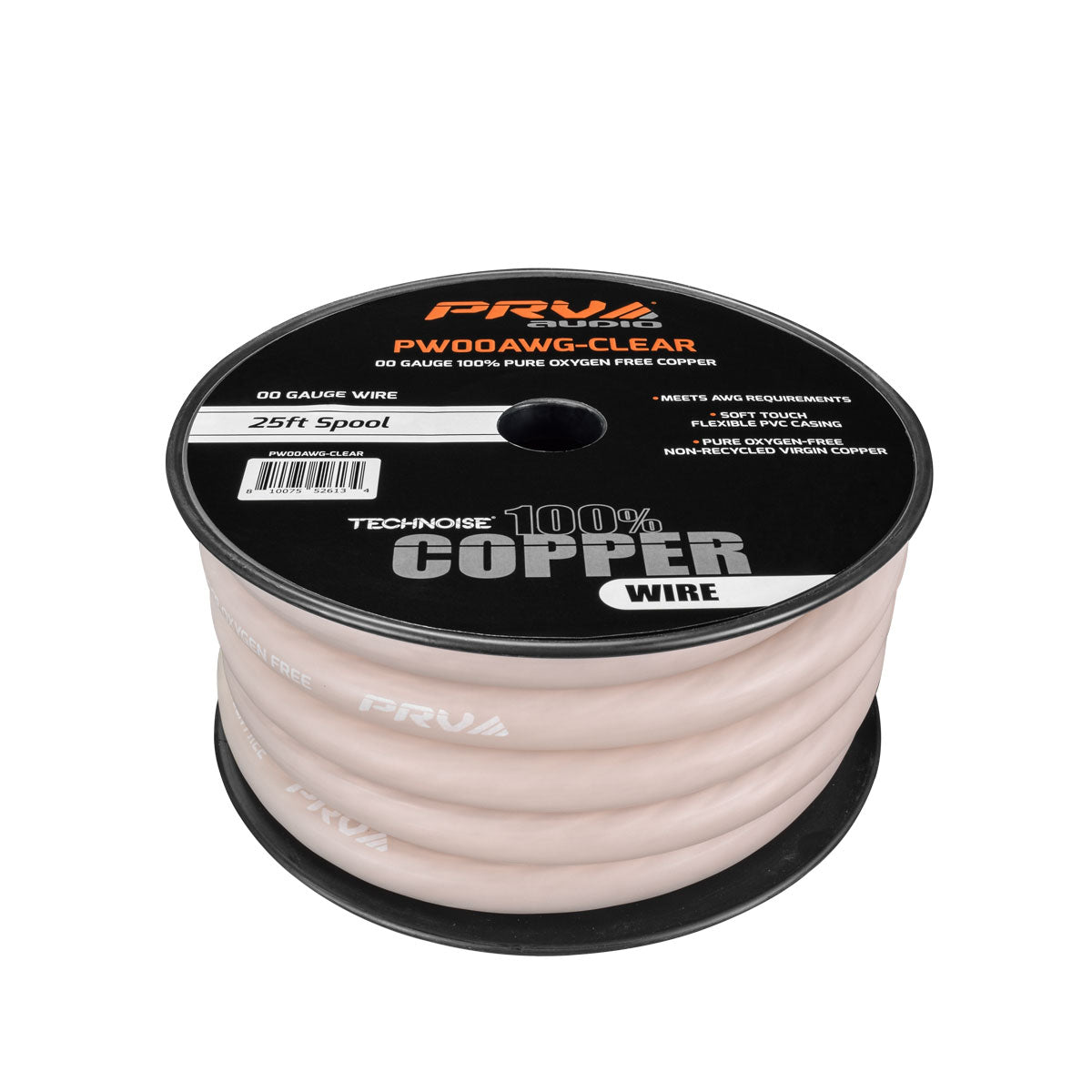 PRV PW00AWG-CLEAR 25ft Roll PRV Audio