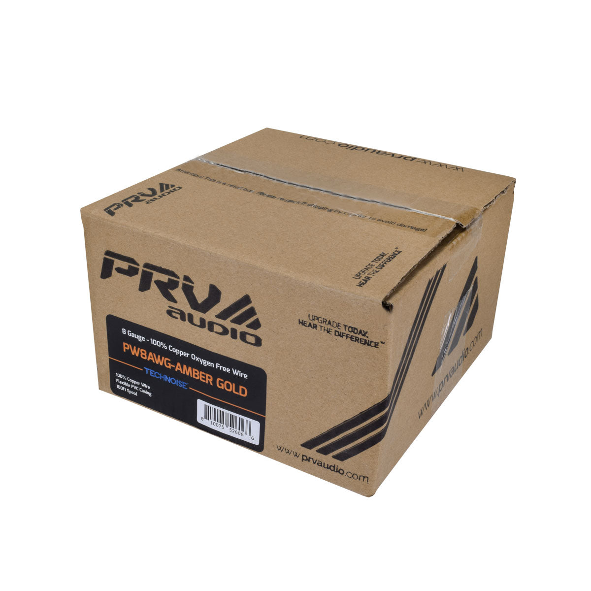 PRV PW8AWG-AMBER GOLD 100ft Roll PRV Audio