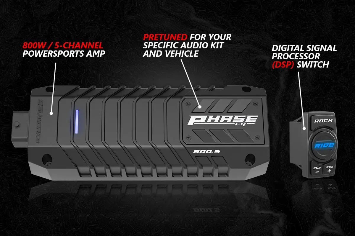 2018-2024 Polaris Ranger XP1000 V-Spec 3-Speaker Audio System for Ride Command SSV Works