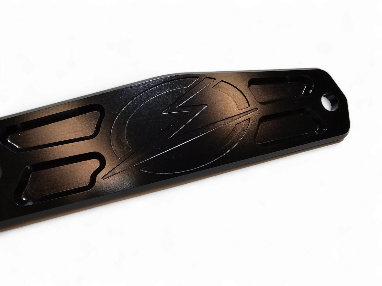 Elektric Offroad Designs UTV Winch Fairlead Cover Plate | Black www.elektricoffroad.com