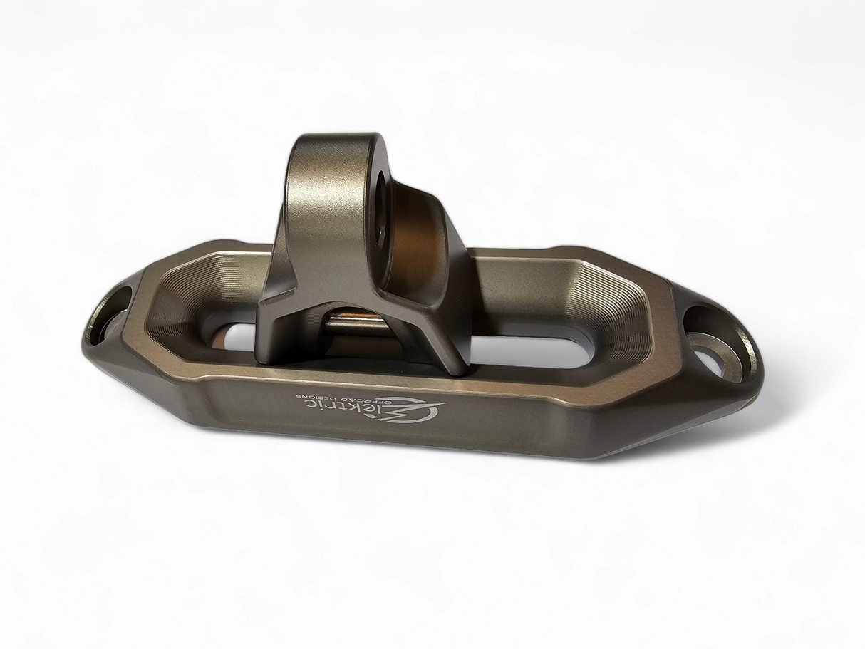 Elektric Offroad Designs UTV Winch Fairlead and Hook (Gunmetal) www.elektricoffroad.com