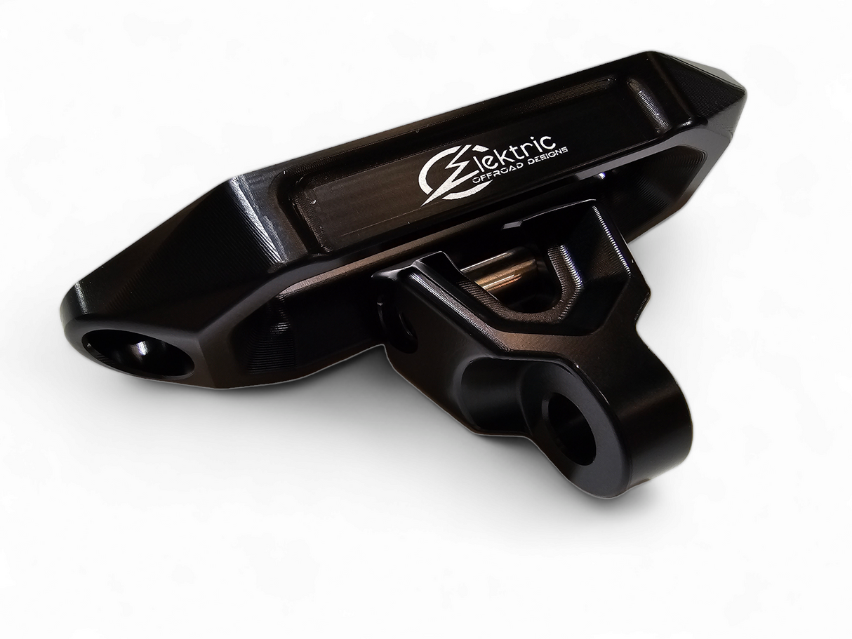 Elektric Offroad Designs UTV Winch Fairlead and Hook (Black) www.elektricoffroad.com