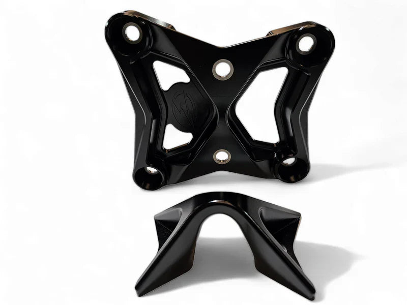 ELEKTRIC OFFROAD 2017-2021 Can Am X3 Maverick EOD Radius Rod Plate with Tow Hook Black