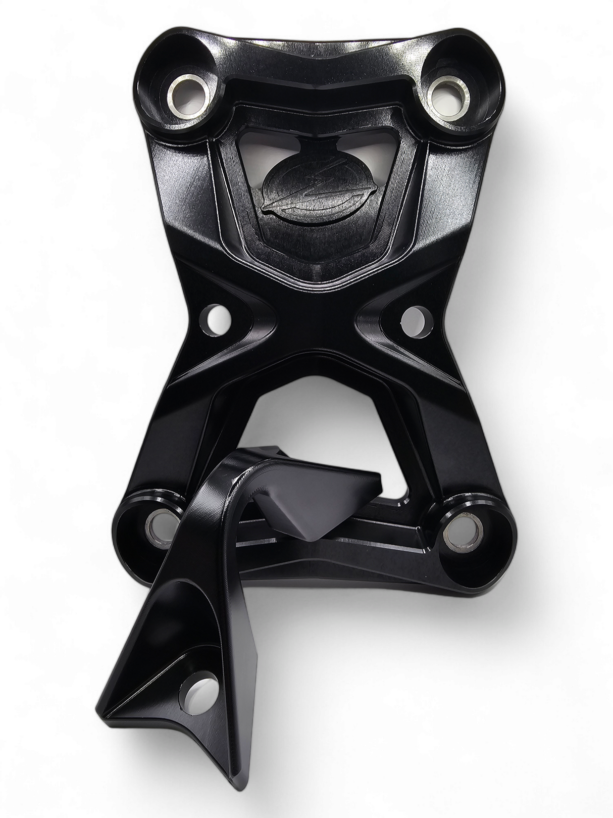 2022-2026 Polaris RZR Turbo R/Pro R Radius Rod Plate with Tow Hook Black www.elektricoffroad.com