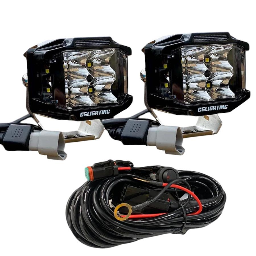 CB30 Pod Bundle With Wiring Harness by GG Lighting