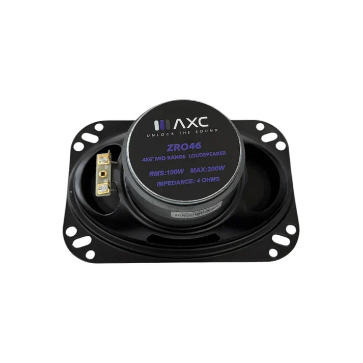 Audio Xtreme Code AXC-ZRO46 | 4"x6" 100W RMS Midrange Speakers (Pair)