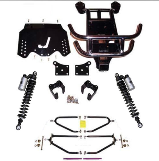Jake's Long Travel w/ Updated External Reservoir Shocks 94-01.5 EZGO TXT Electric