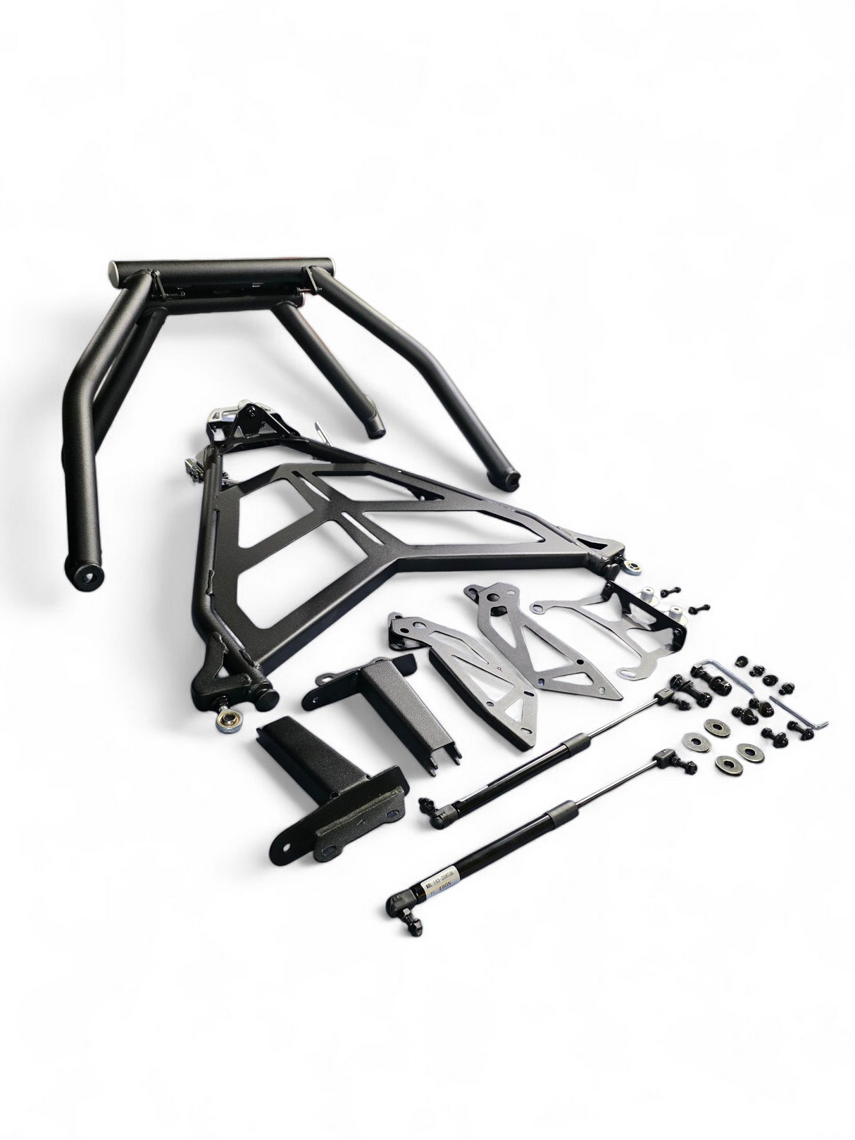 2022+ Polaris RZR Pro R Amp Rear Tire Rack Rear Bumper Combo www.elektricoffroad.com