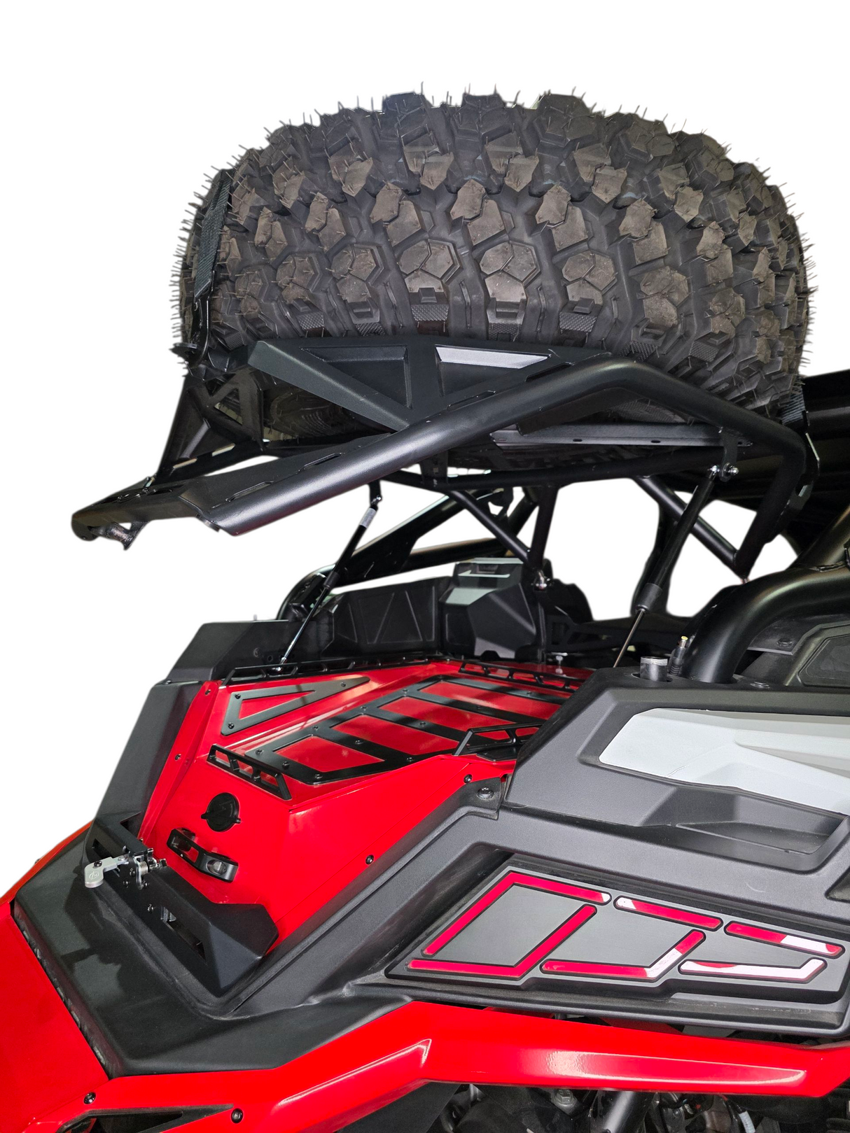 2020+ Polaris RZR Pro XP, 2022+ Pro R/Turbo R, 2025+ Pro R/Pro S Tire Rack www.elektricoffroad.com