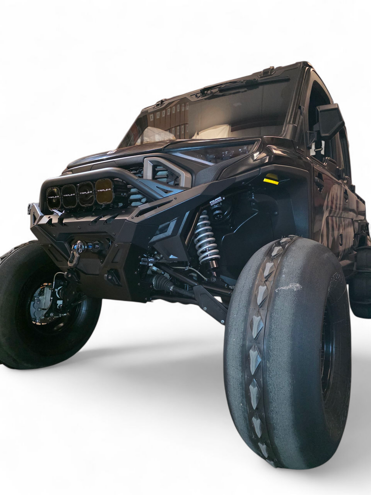 2024+ Polaris Ranger 1500 XD Volt Front Bumper www.elektricoffroad.com