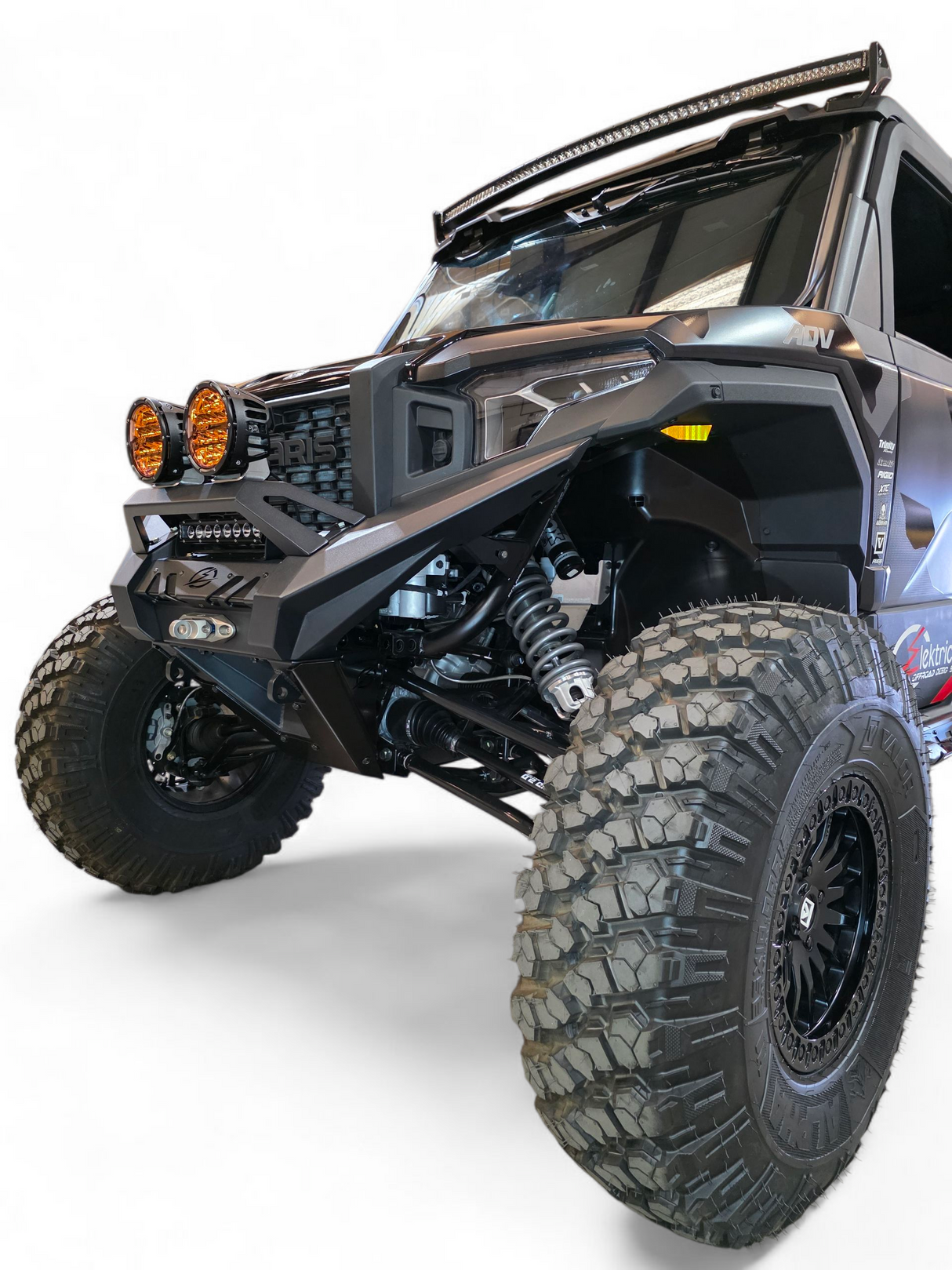 2024+ Polaris Xpedition HDX Front Winch Bumper (Standard Small Hoop) www.elektricoffroad.com