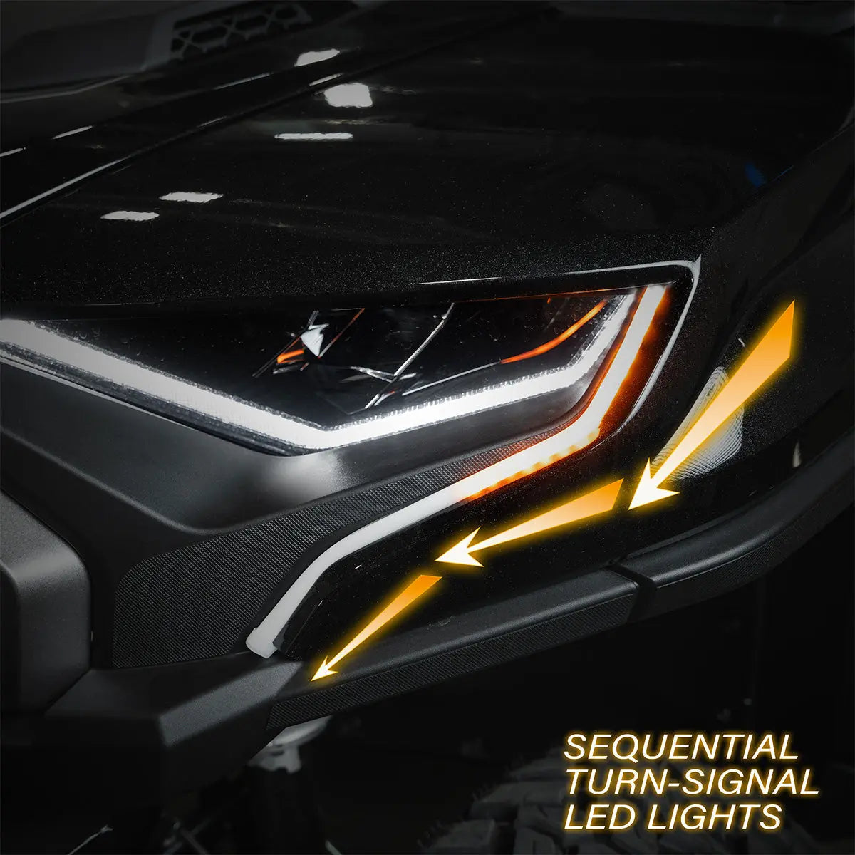 Turn-Signal Plug-&-Play Kit | 2024-2026 Polaris Ranger 1500 | Sequential Front LED Lights w/Taillight Integration SWITCH Works