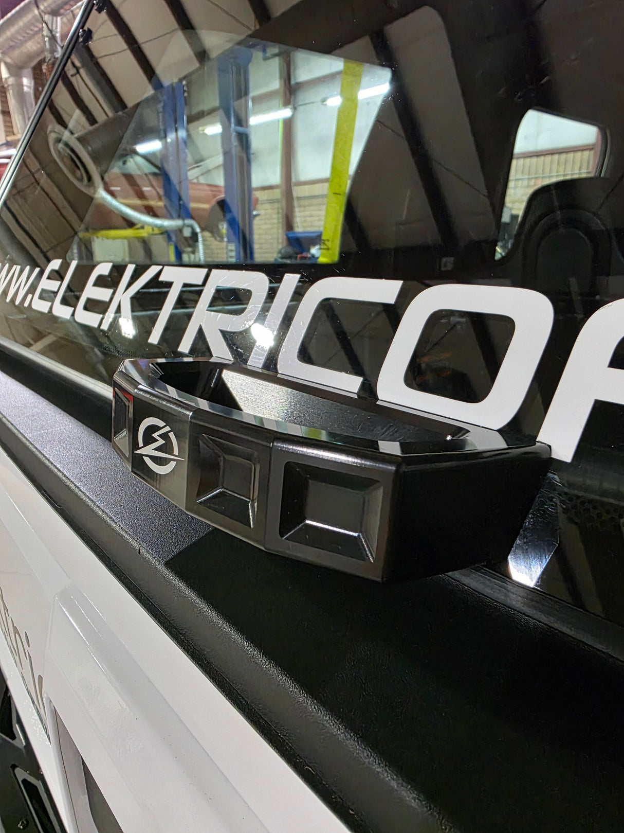 2024+ Polaris Xpedition Rear Glass Handle (Anodized Black) www.elektricoffroad.com
