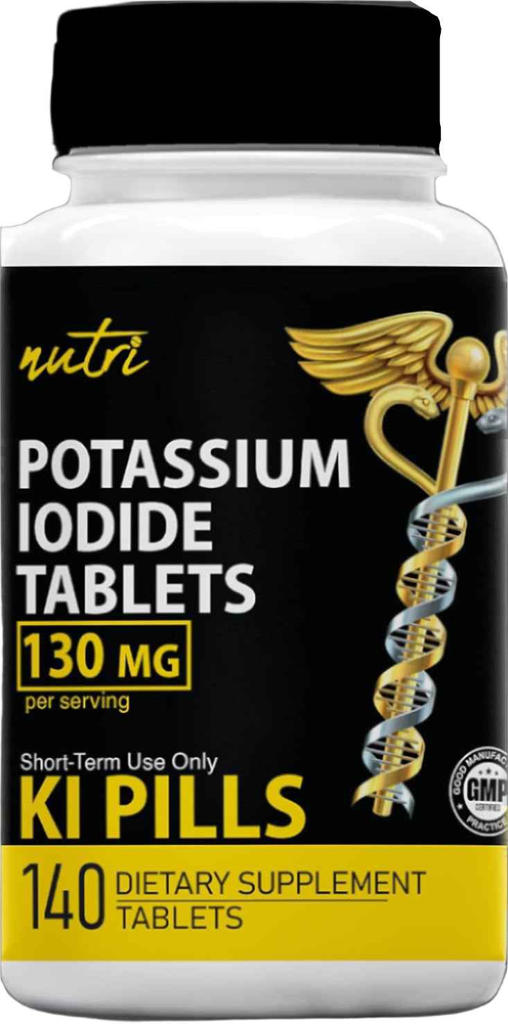 Potassium Iodide Tablets, 140 Tablets TekShack
