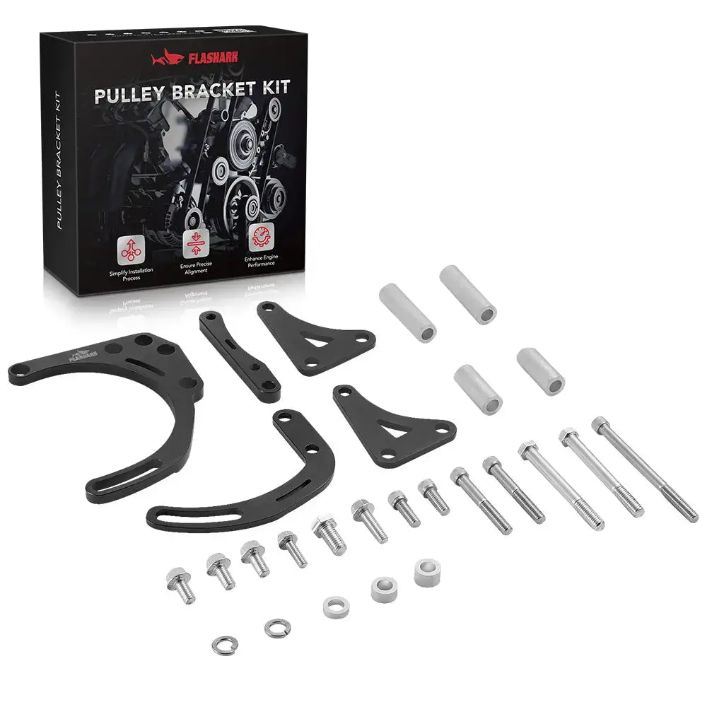 SBC Alternator/Power Steering Pump Accessory Drive Bracket Kit for Double Hump Heads 305 327 350 383 5.0L 5.7L V8