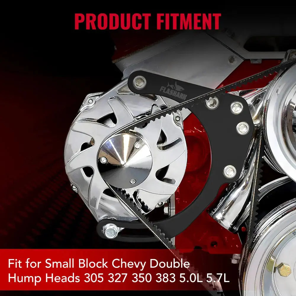 SBC Alternator/Power Steering Pump Accessory Drive Bracket Kit for Double Hump Heads 305 327 350 383 5.0L 5.7L V8