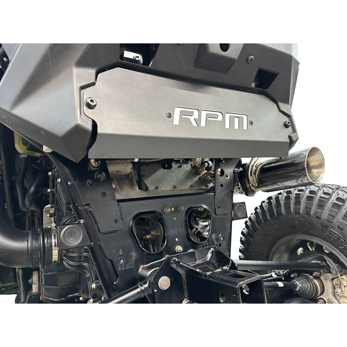 RPM Pro XP, Pro S & Turbo R Rear Fascia Delete Shield / Muffler Cover