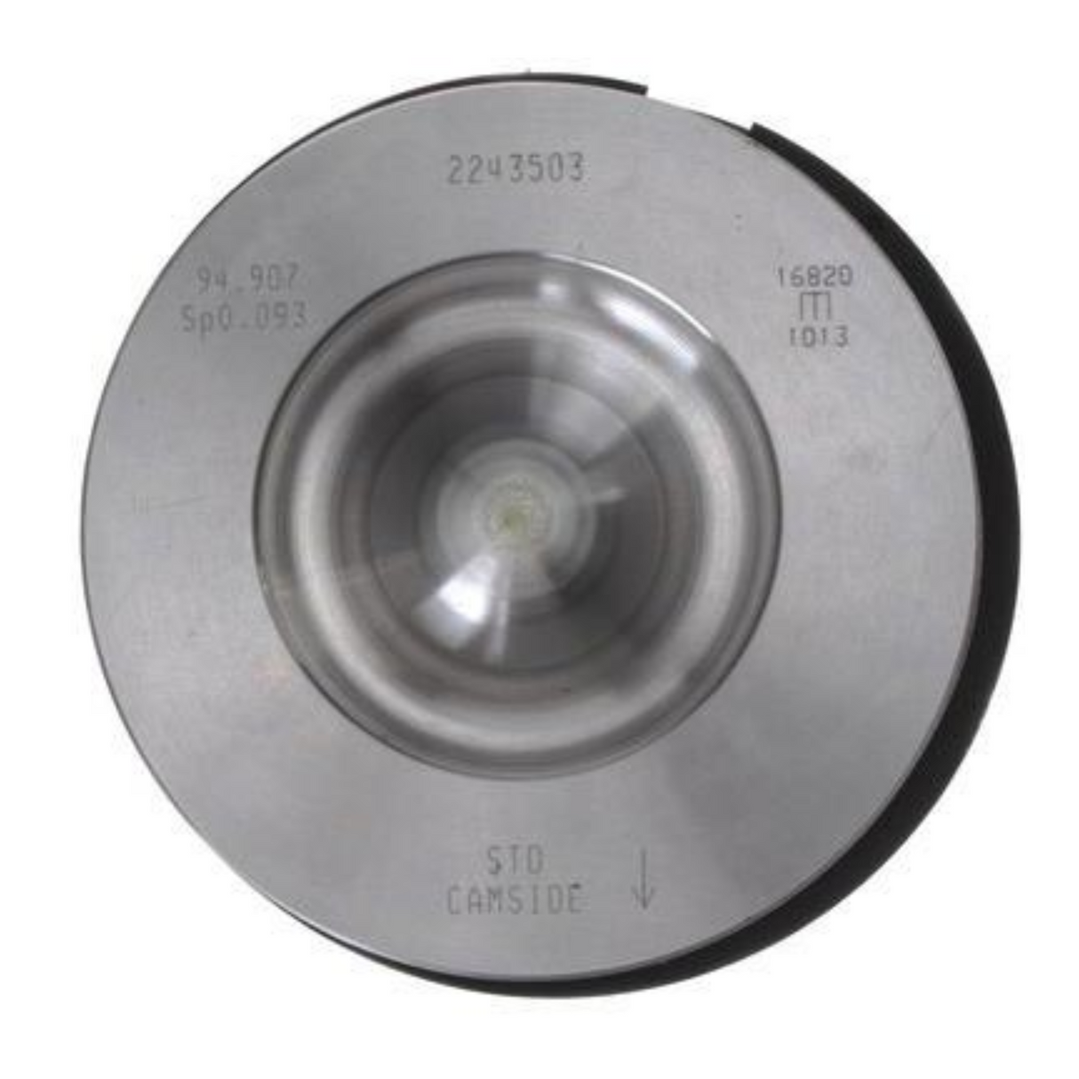 2003-2007 Powerstroke 6.0L Mahle Set of 8 Pistons w/ Rings - Standard (224-3503WR)