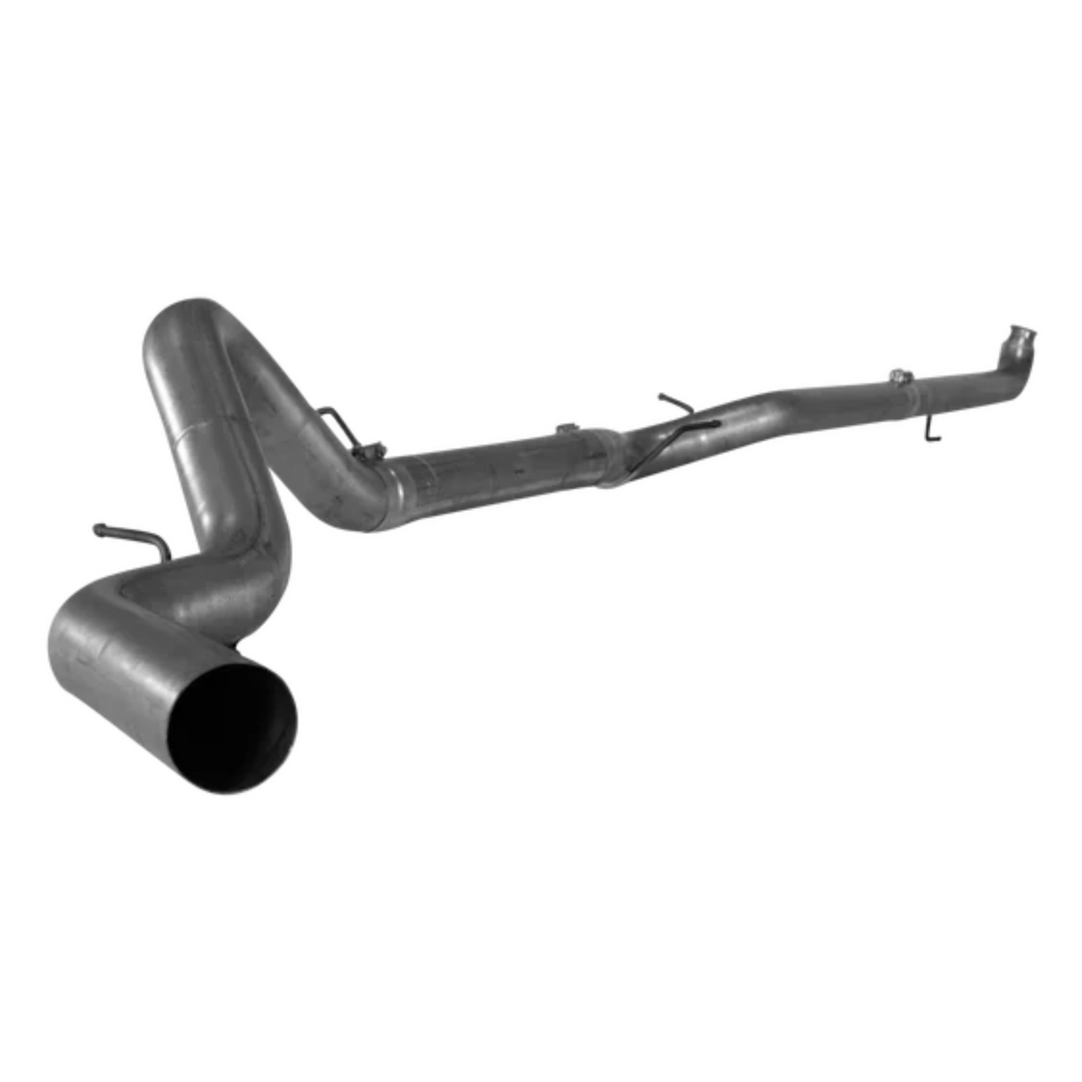 2007.5-2010 Duramax LMM DieselR 4" Downpipe Back Exhaust Single No Muffler (255-01412)