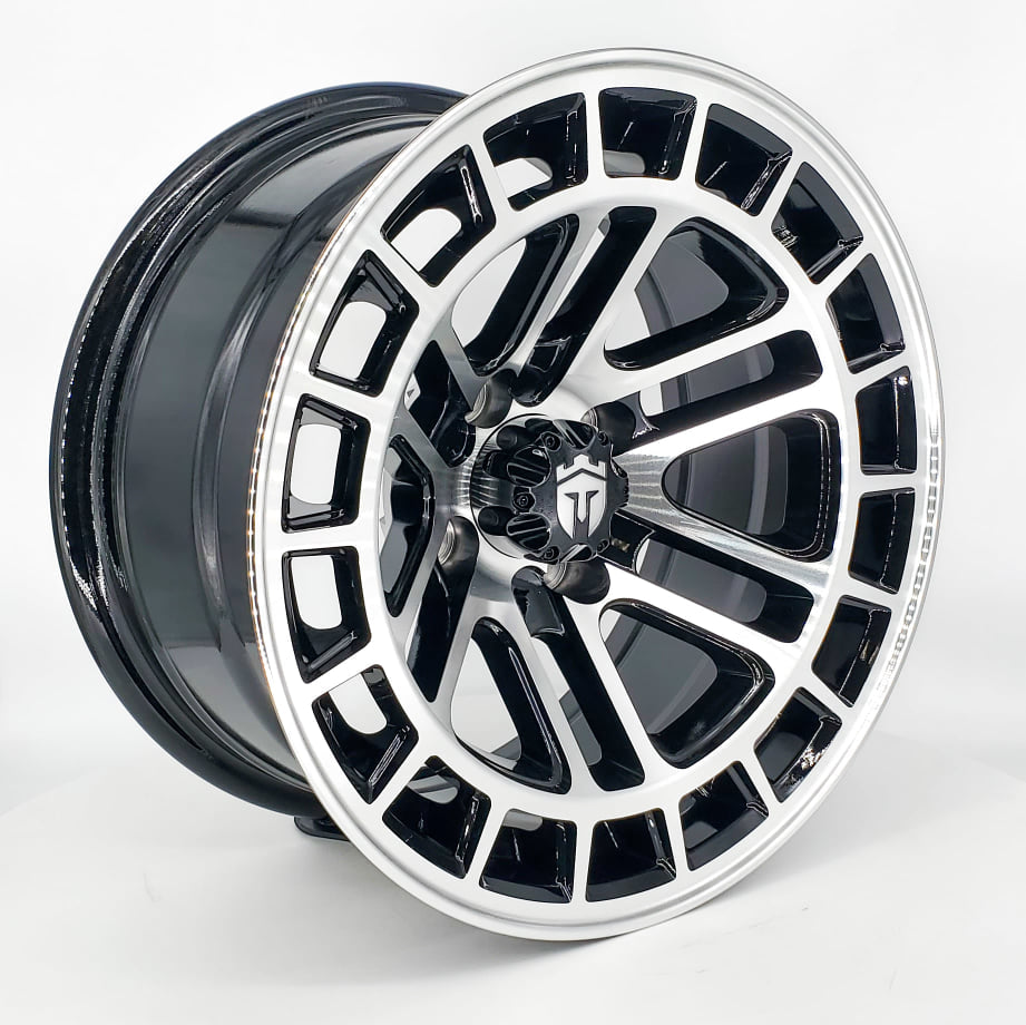 Empire Quest 14x7 | -25 Offset Gloss Black w/ Machined Face
