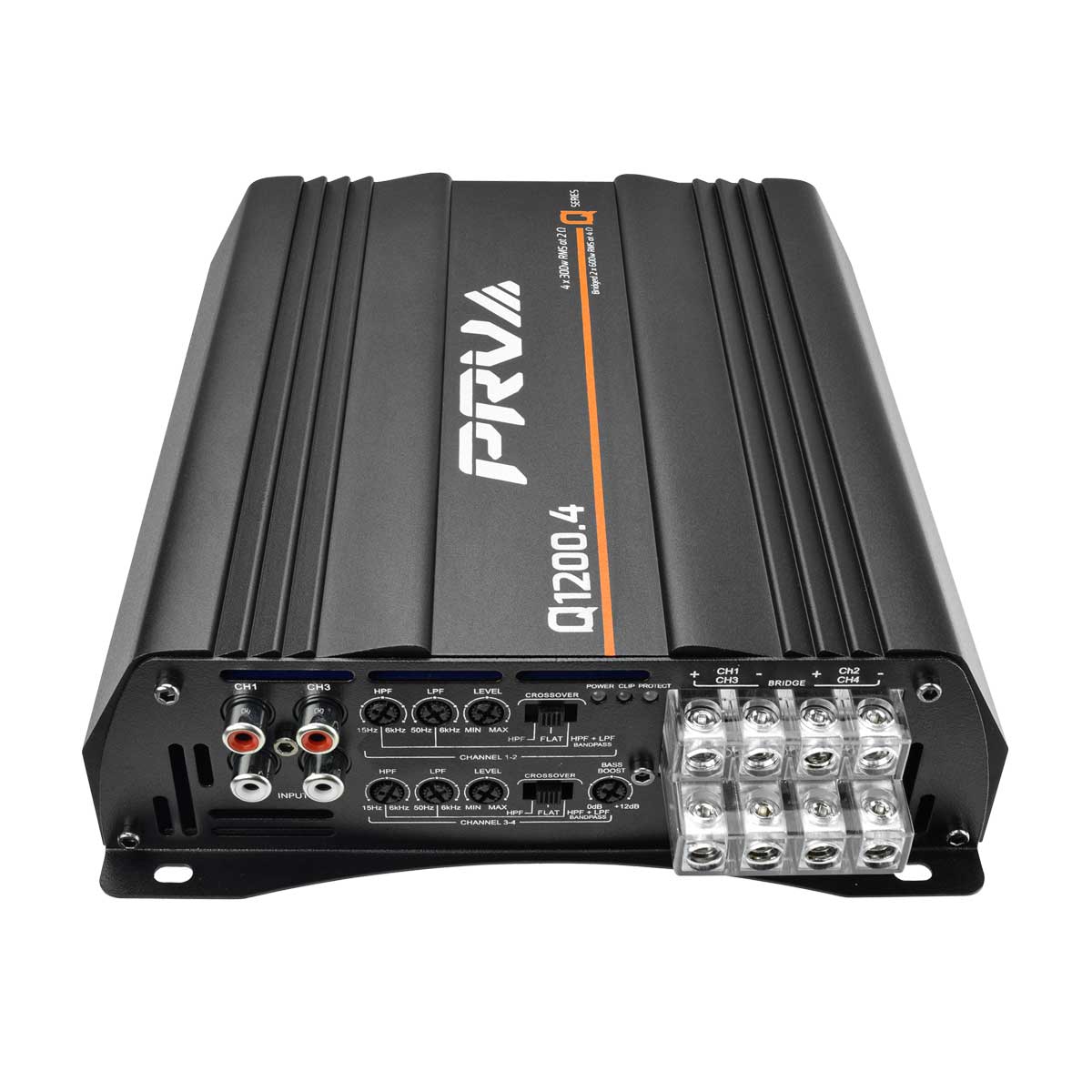 PRV Audio Q1200.4 2Ω Compact 4 Channel Mini Amplifier