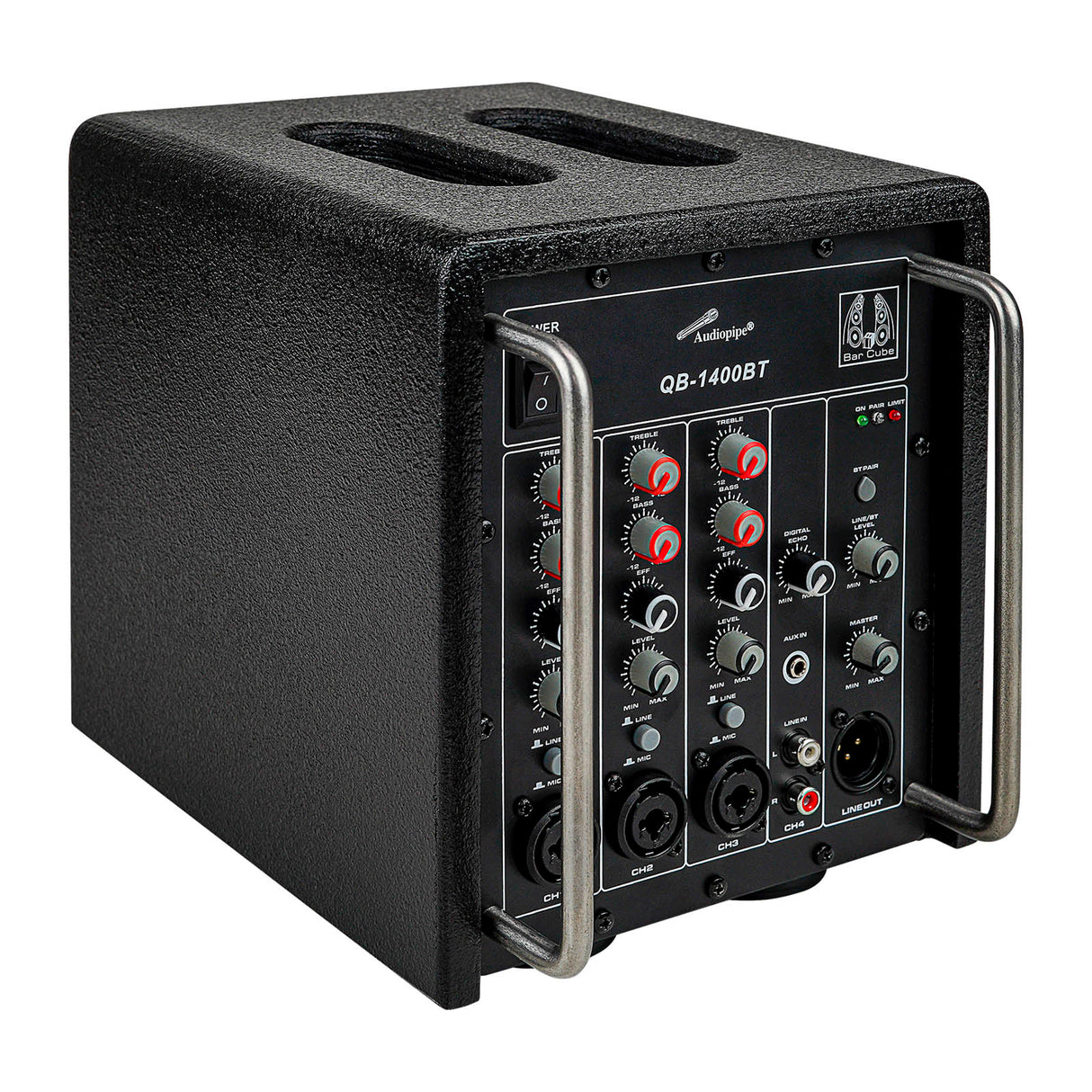 QB-1400BT Bar Cube Power Amplifier Audiopipe