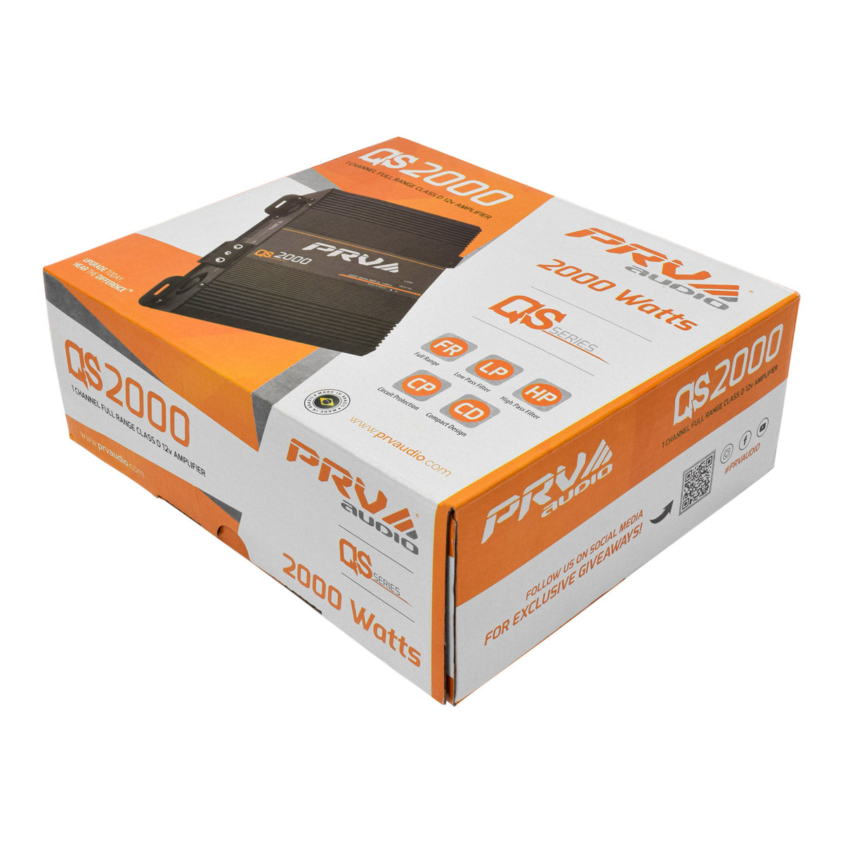 PRV QS2000 1 Ohm Amplifier PRV Audio