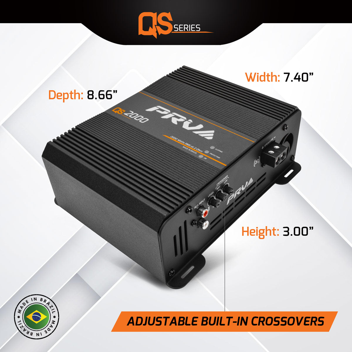 PRV QS2000 2 Ohm Amplifier PRV Audio