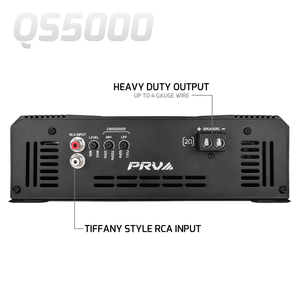 PRV QS5000 2 Ohm Amplifier PRV Audio