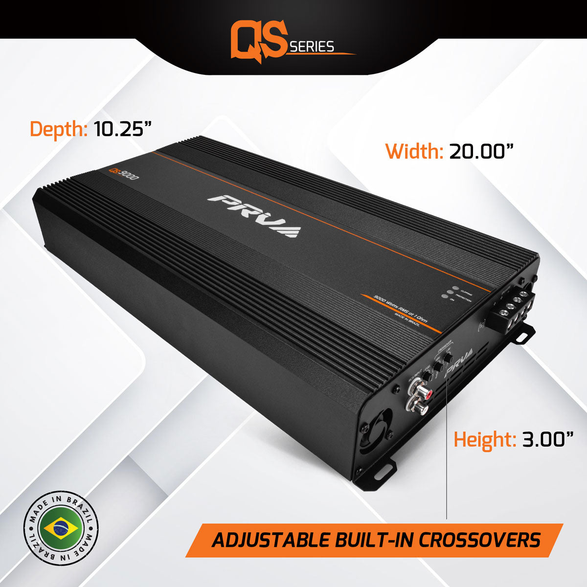 QS9000 1 Ohm - 1 Channel Full Range Amplifier PRV