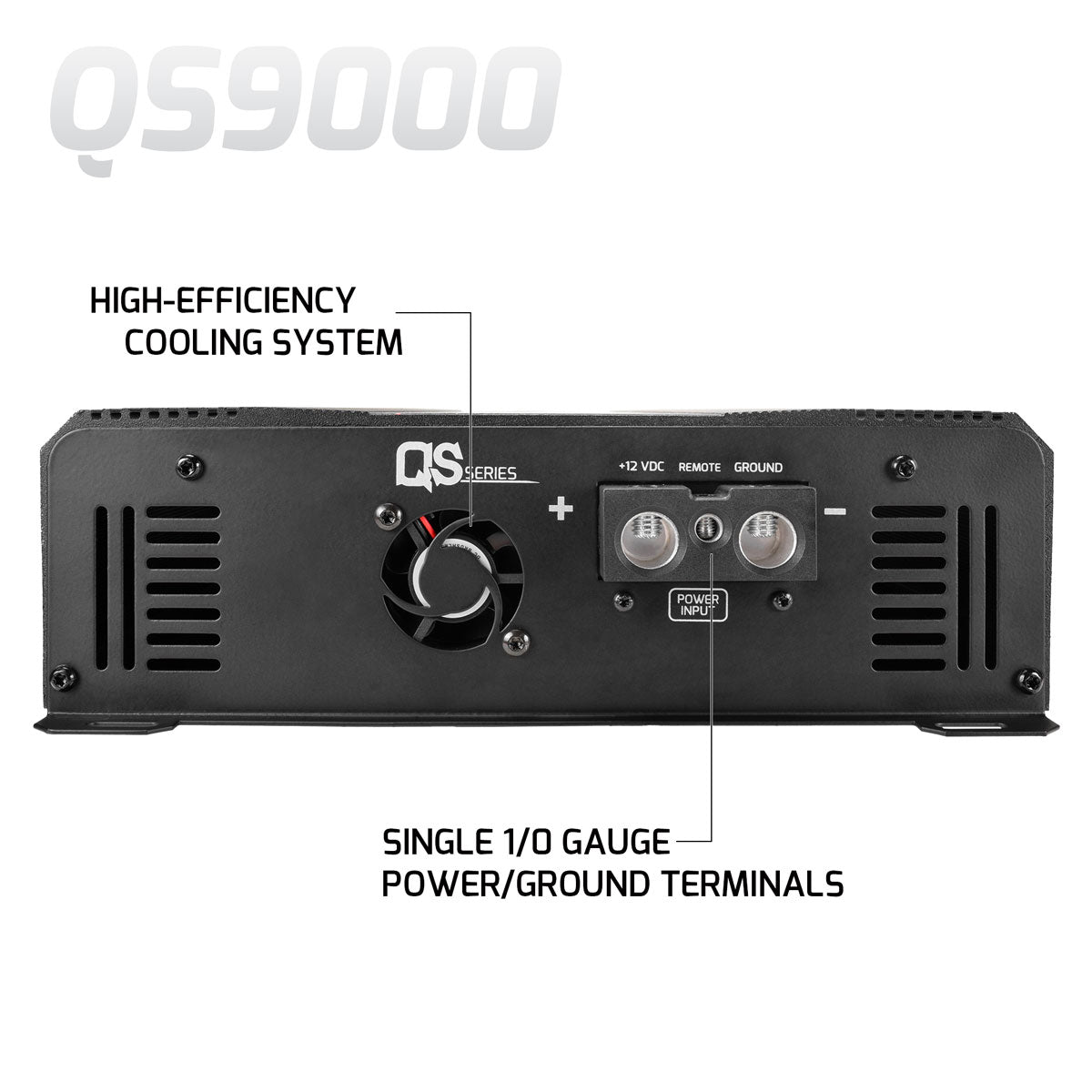 QS9000 1 Ohm - 1 Channel Full Range Amplifier PRV