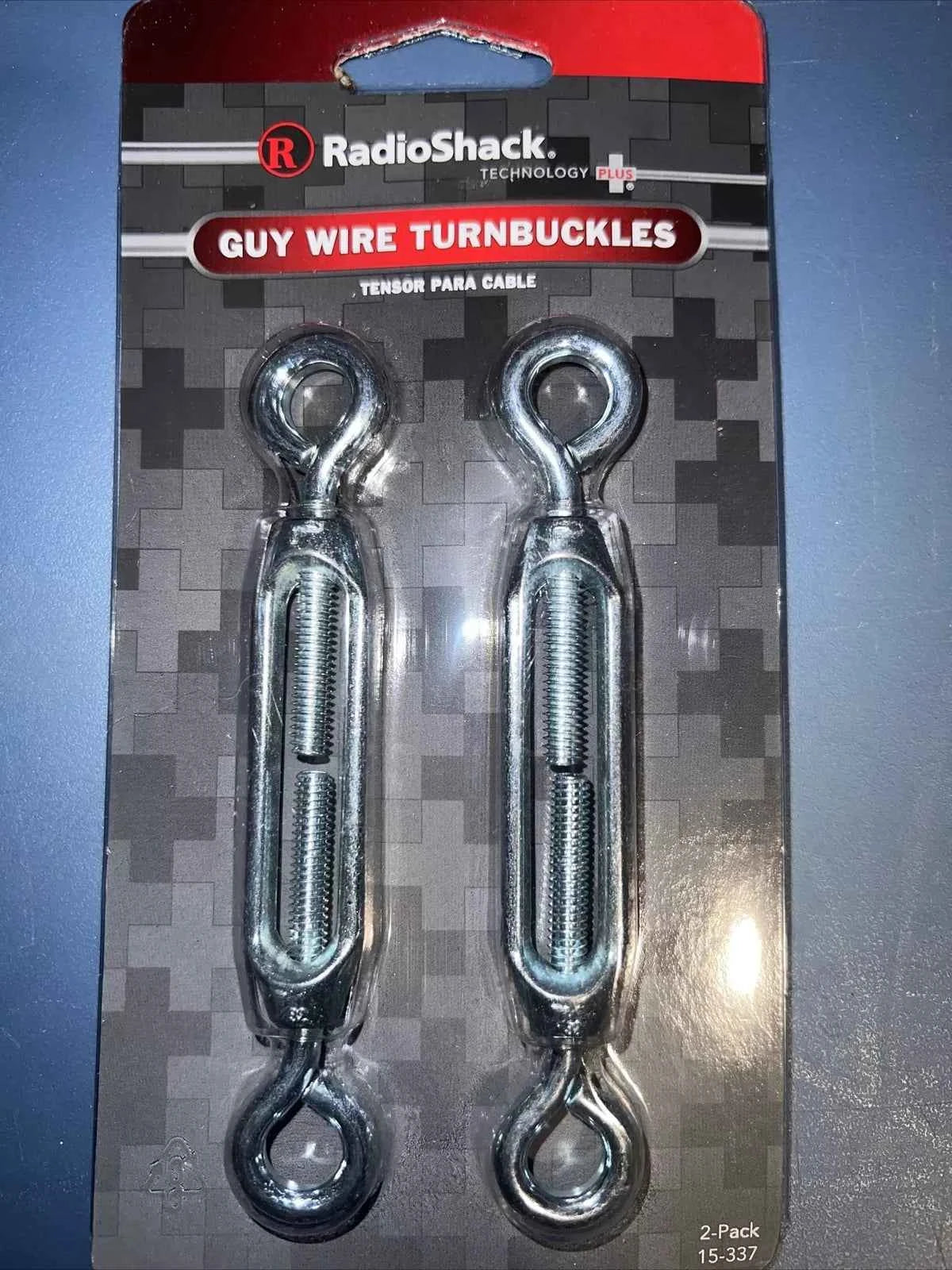 RADIO SHACK GUY WIRE TURNBUCKLES 2 PACK 15-337 TekShack