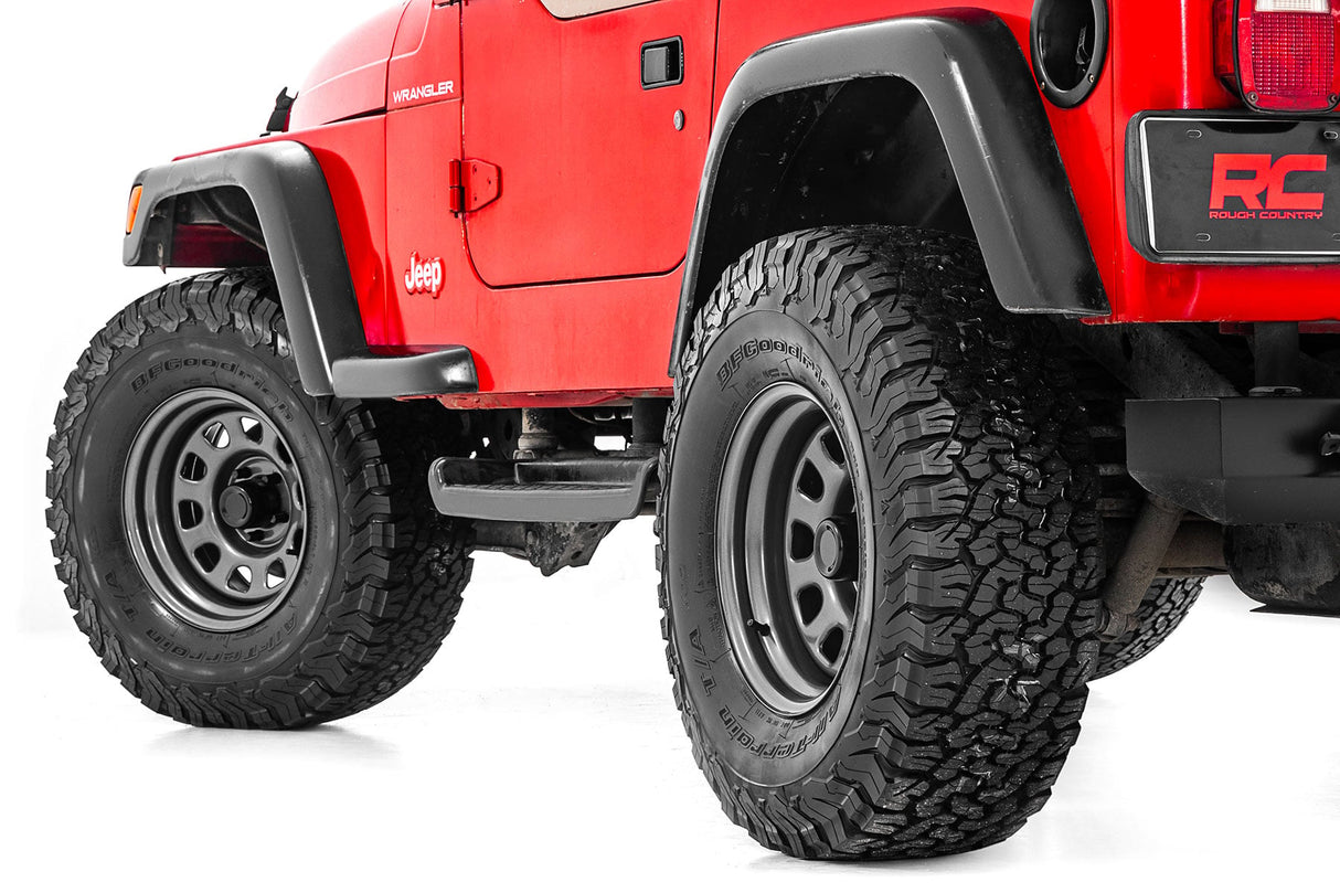 Steel Wheel Gray 15x8 5x4.5 3.30 Bore -19 Rough Country