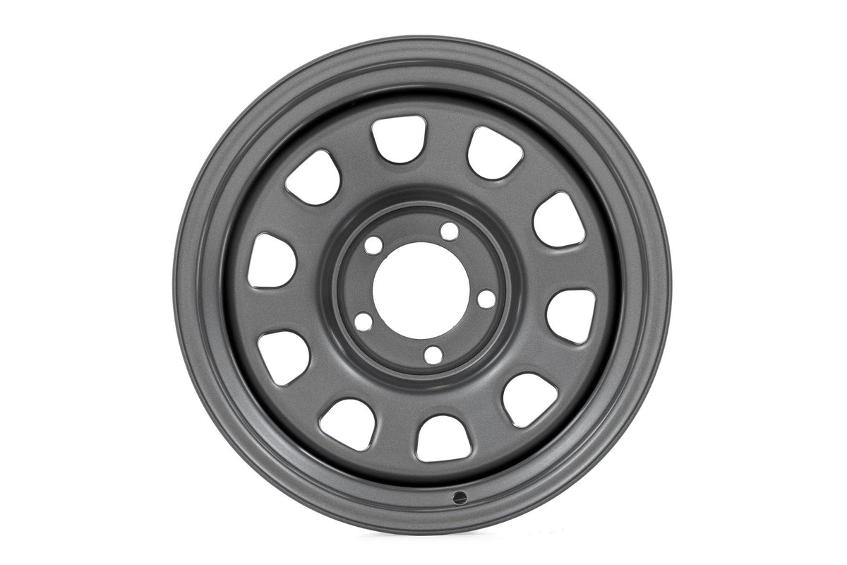 Steel Wheel Gray 15x10 5x4.5 3.30 Bore -39 Rough Country