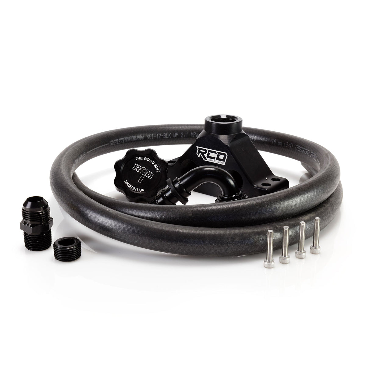 6.4L Ford Power Stroke CCV Re-Route Kit
